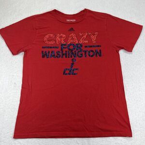 Adidas Go-To Men's Medium Washington Wizards Short Sleeve Graphic T Shirt NBA